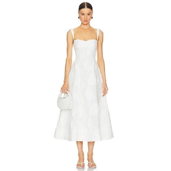 Clea Emilia Dress in Cloud Jacquard Large - Picture 1 of 9